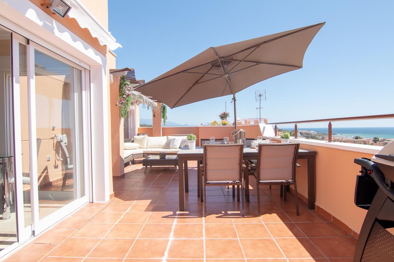 2242-Amazing Penthouse 2Terraces Sea View Leilighet Casares Eksteriør bilde